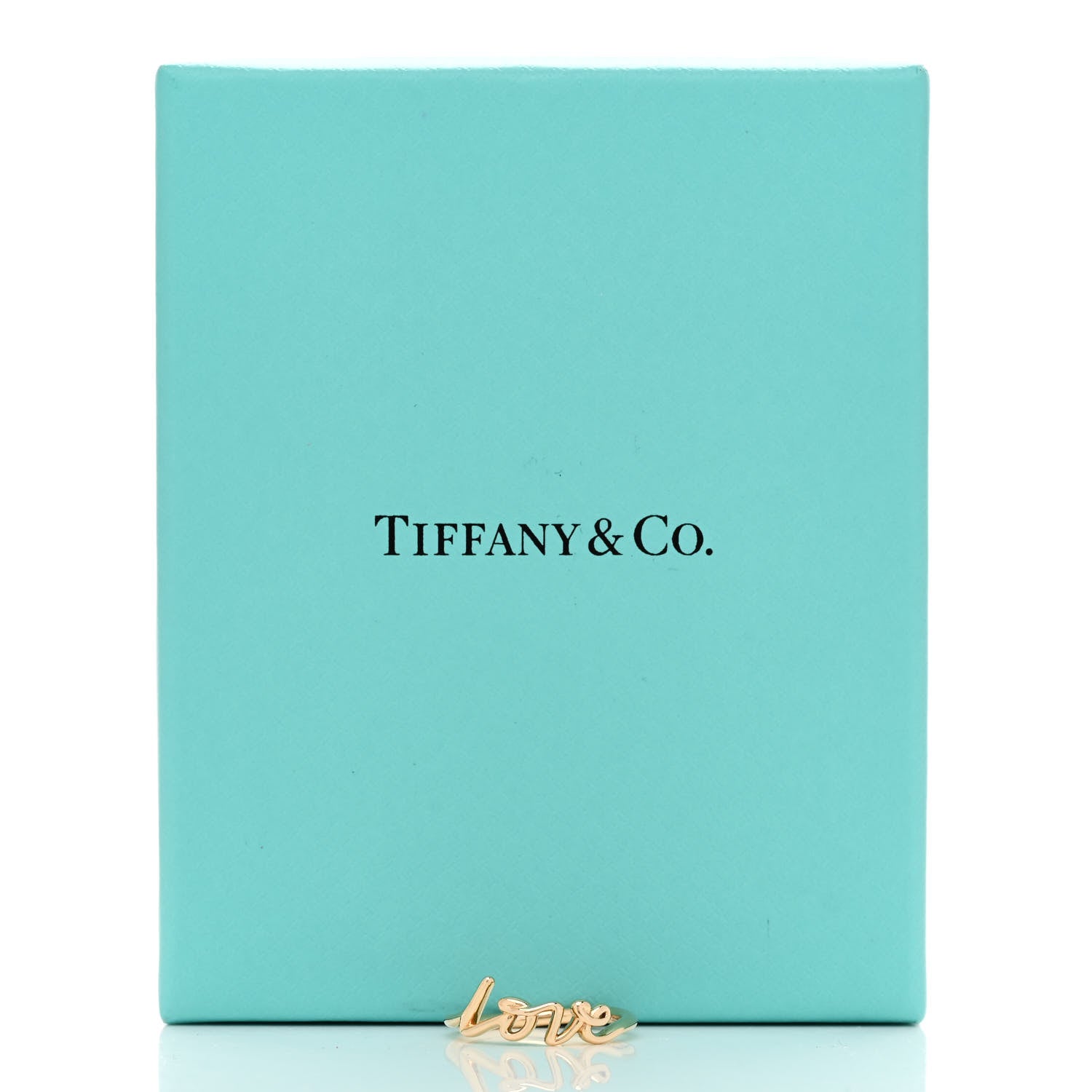Tiffany 18K Rose Gold Mini Paloma's Graffiti Love Ring 49 5 6 of 6
