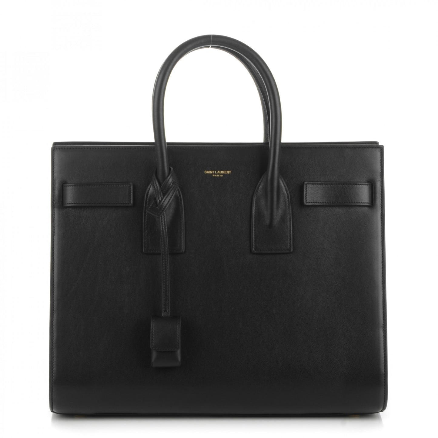 Calfskin Small Sac De Jour Black