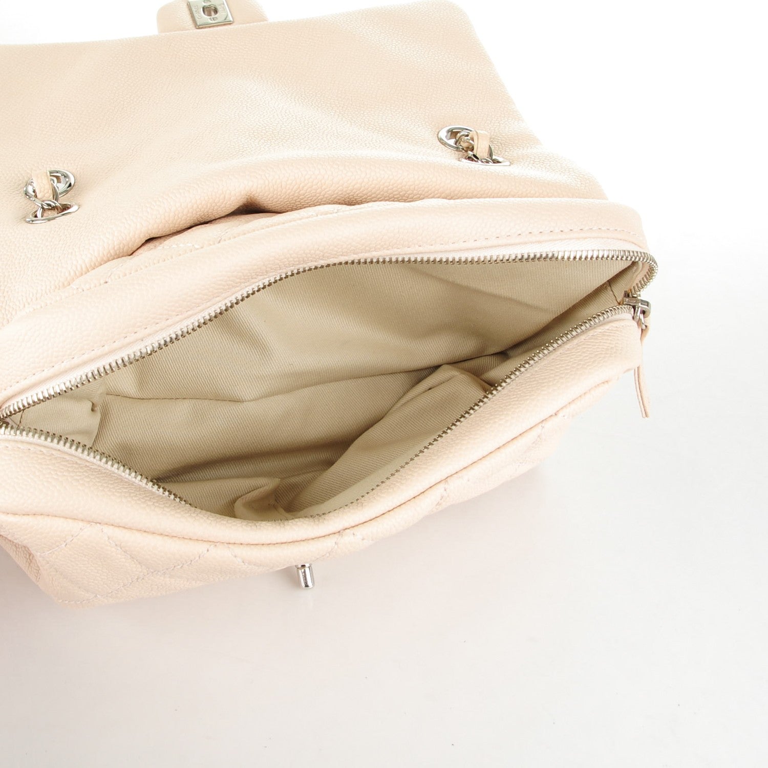 Chanel Caviar Quilted Medium Casual Journey Flap Light Pink 6 of 8