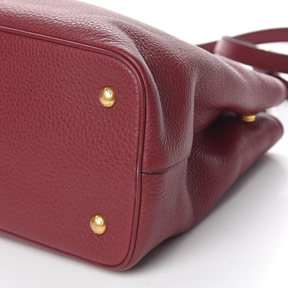 Prada Vitello Phenix Tote Cherry 12 of 13