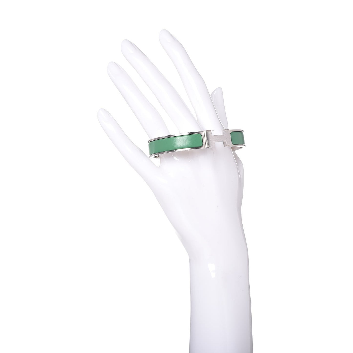 Matte Enamel Narrow Clic Clac HH Bracelet GM Bambou