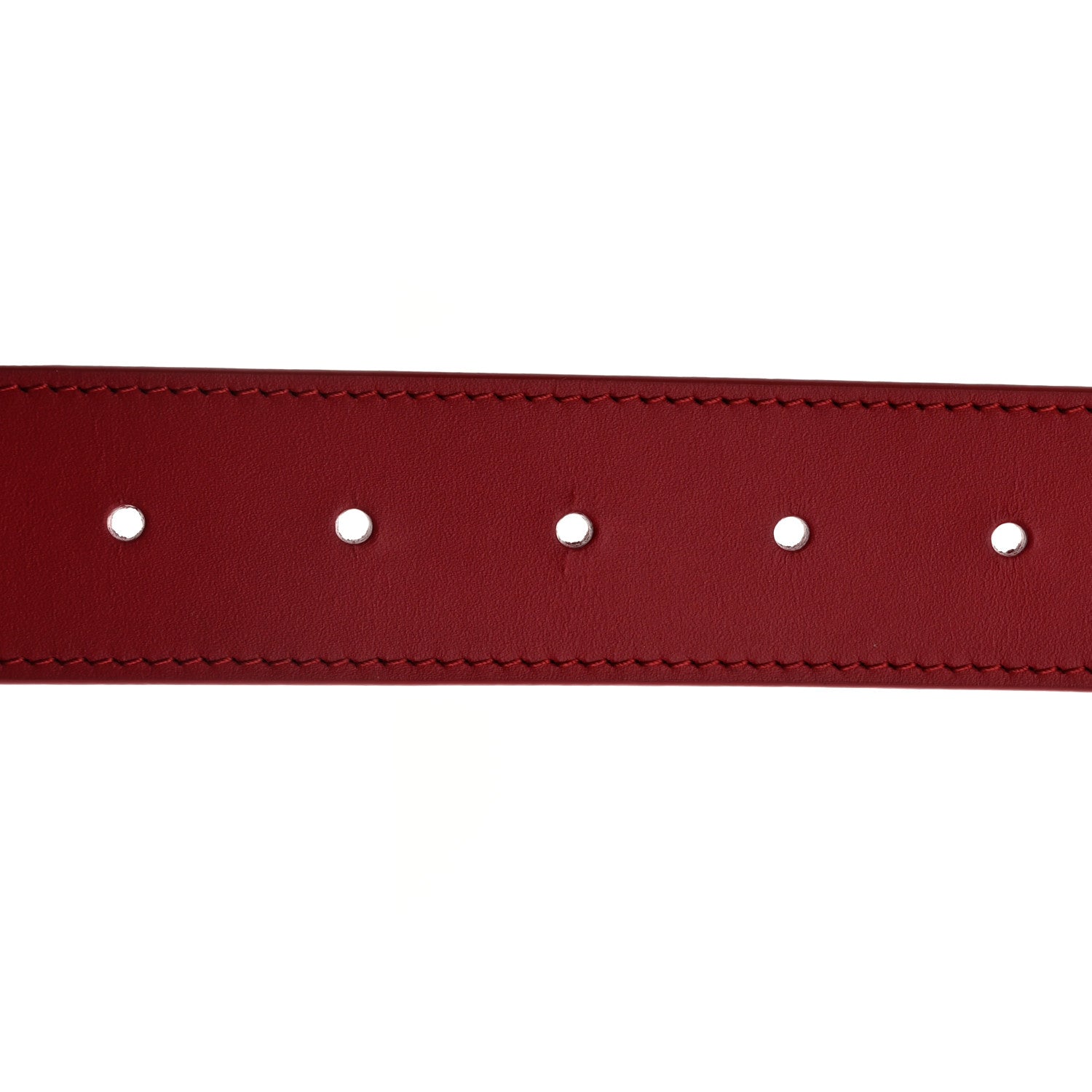 Louis Vuitton Calfskin 35mm LV New Wave Belt 90 36 Red 7 of 7