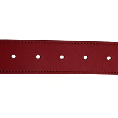 Louis Vuitton Calfskin 35mm LV New Wave Belt 90 36 Red 7 of 7
