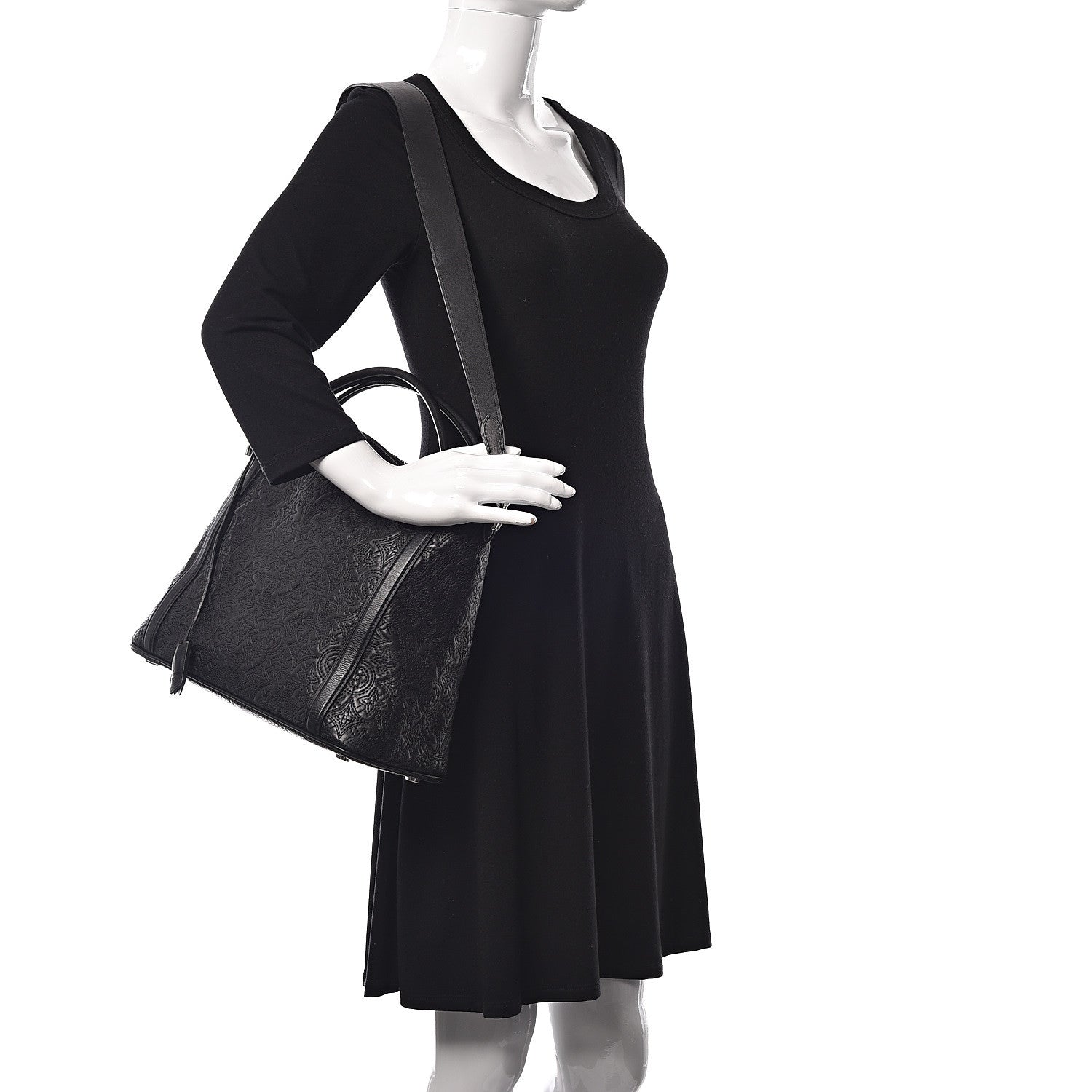 Louis Vuitton Monogram Lambskin Antheia Ixia PM Black 2 of 11