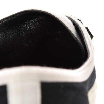 Christian Dior Canvas Walk'n Dior Low Top Sneakers 38.5 Black White 12 of 16
