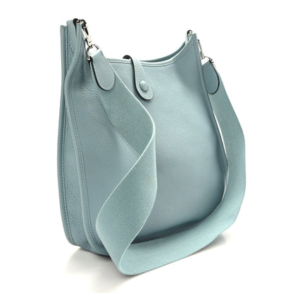 Hermes Taurillon Clemence Evelyne PM Ciel 3 of 8