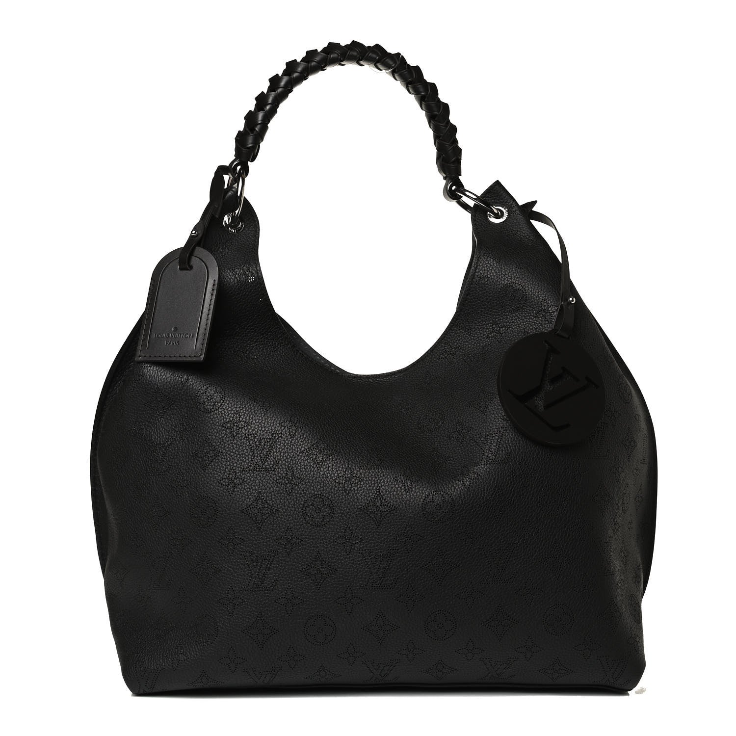 Louis Vuitton Mahina Carmel Hobo Black 1 of 16