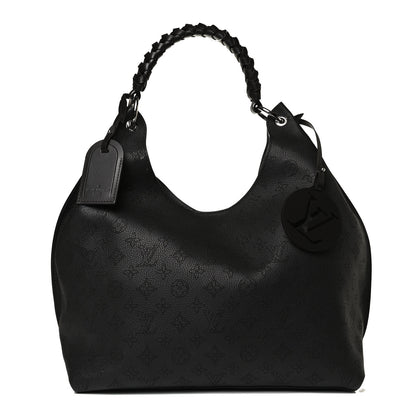 Louis Vuitton Mahina Carmel Hobo Black 1 of 16