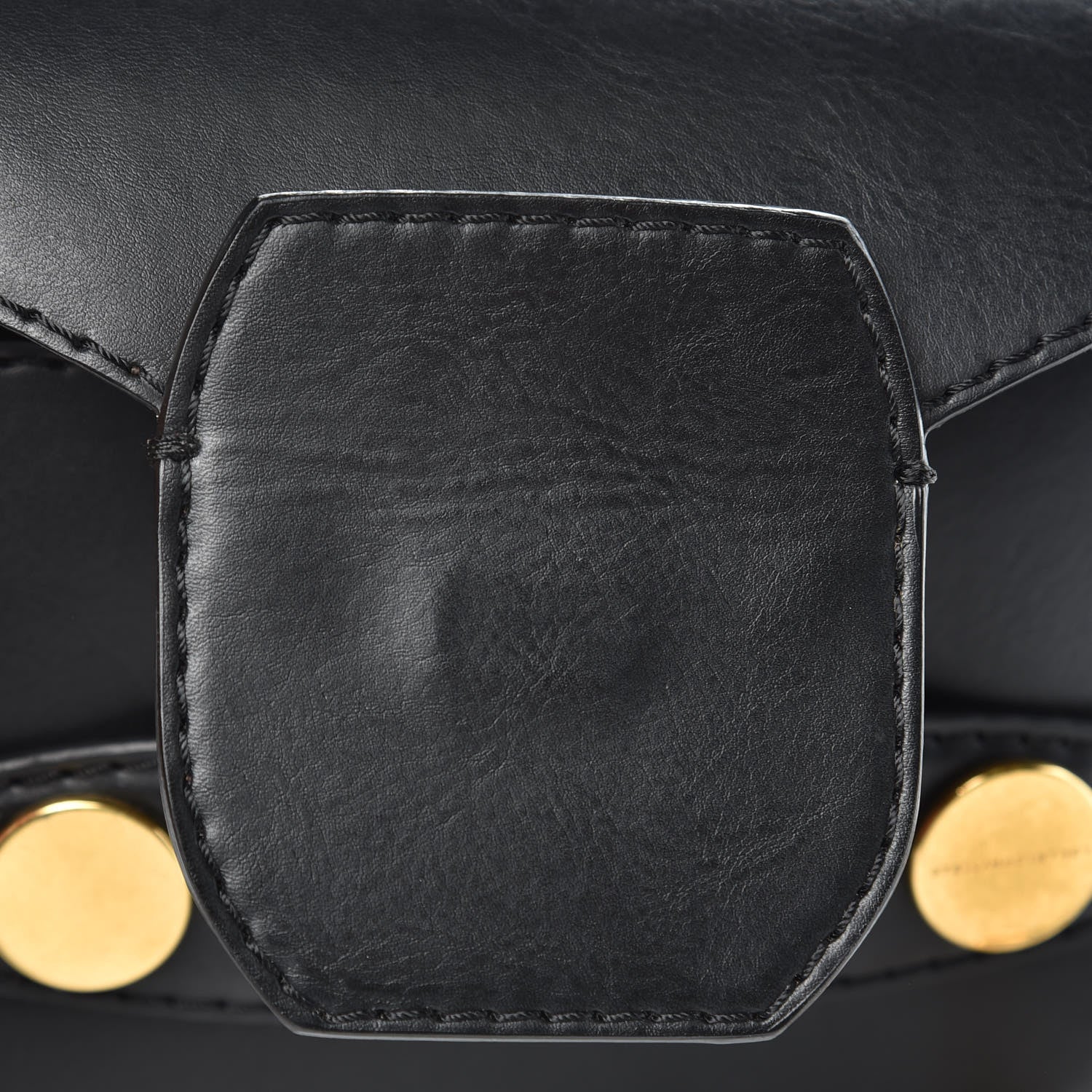 Stella McCartney Eco Alter Nappa Popper Shoulder Bag Black 7 of 8