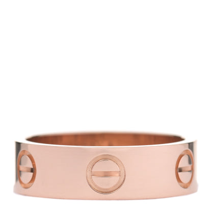 Cartier 18K Pink Gold 5.5mm LOVE Ring 52 6 3 of 5