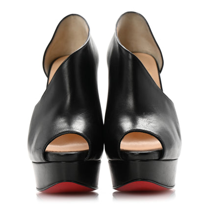 Christian Louboutin Calfskin Verita 150 Booties 36 Black 3 of 12