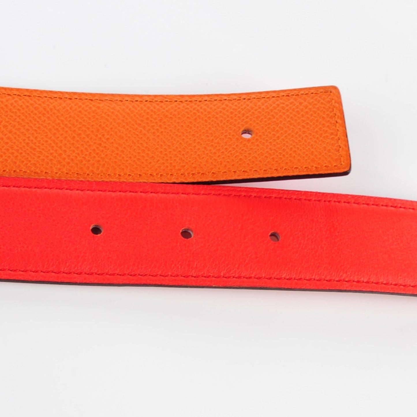 Swift Epsom 32mm H Belt 85 Capucine Orange