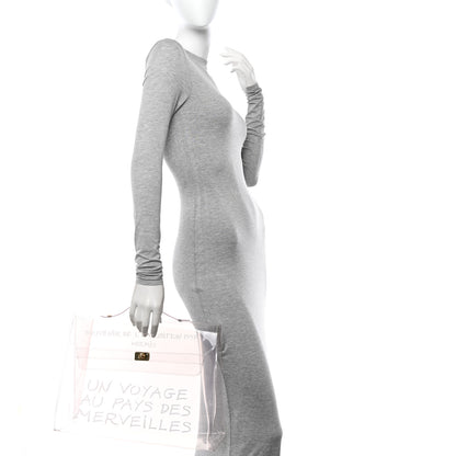 Hermes Vinyl Souvenir De L'Exposition Kelly Transparent 2 of 11