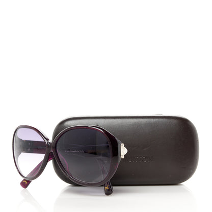Louis Vuitton Acetate Oversized Sunglasses Z0270W Purple Glitter 9 of 9
