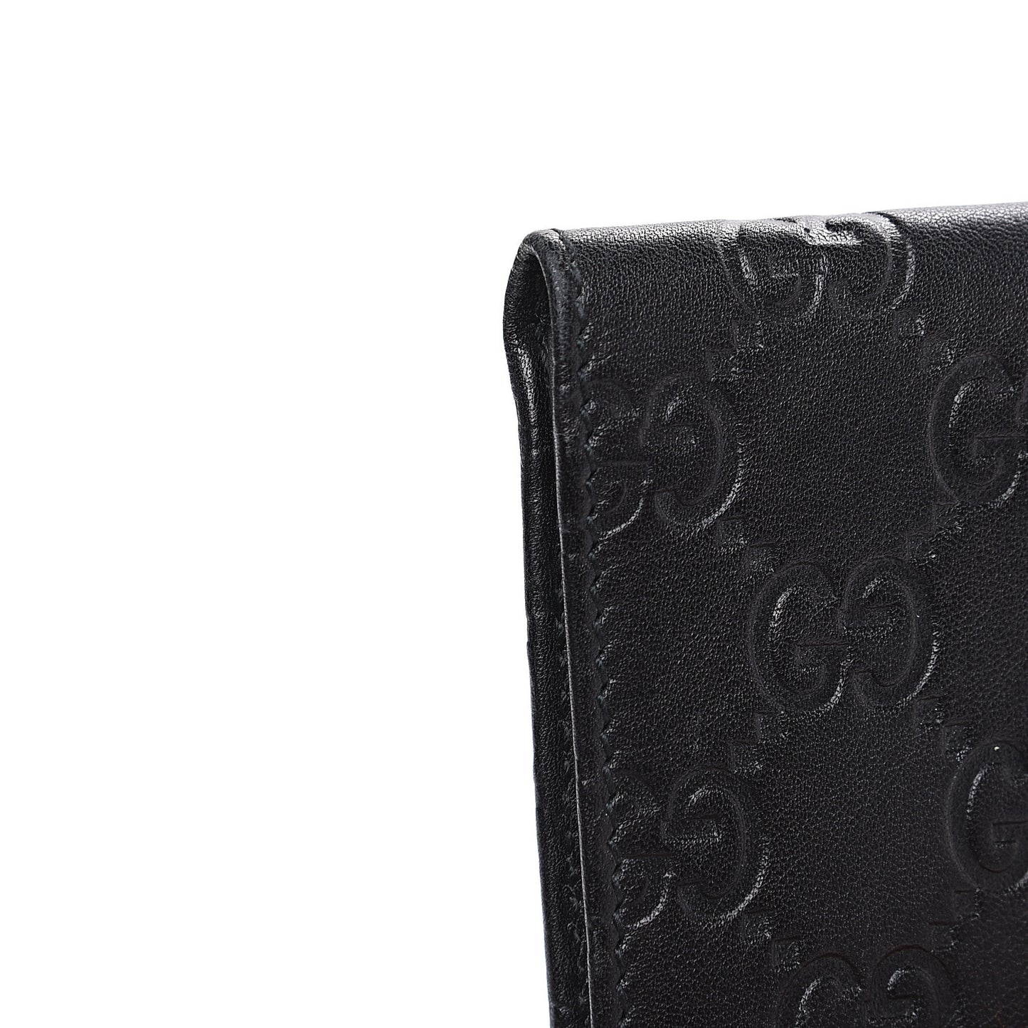 Guccissima Card Case Black