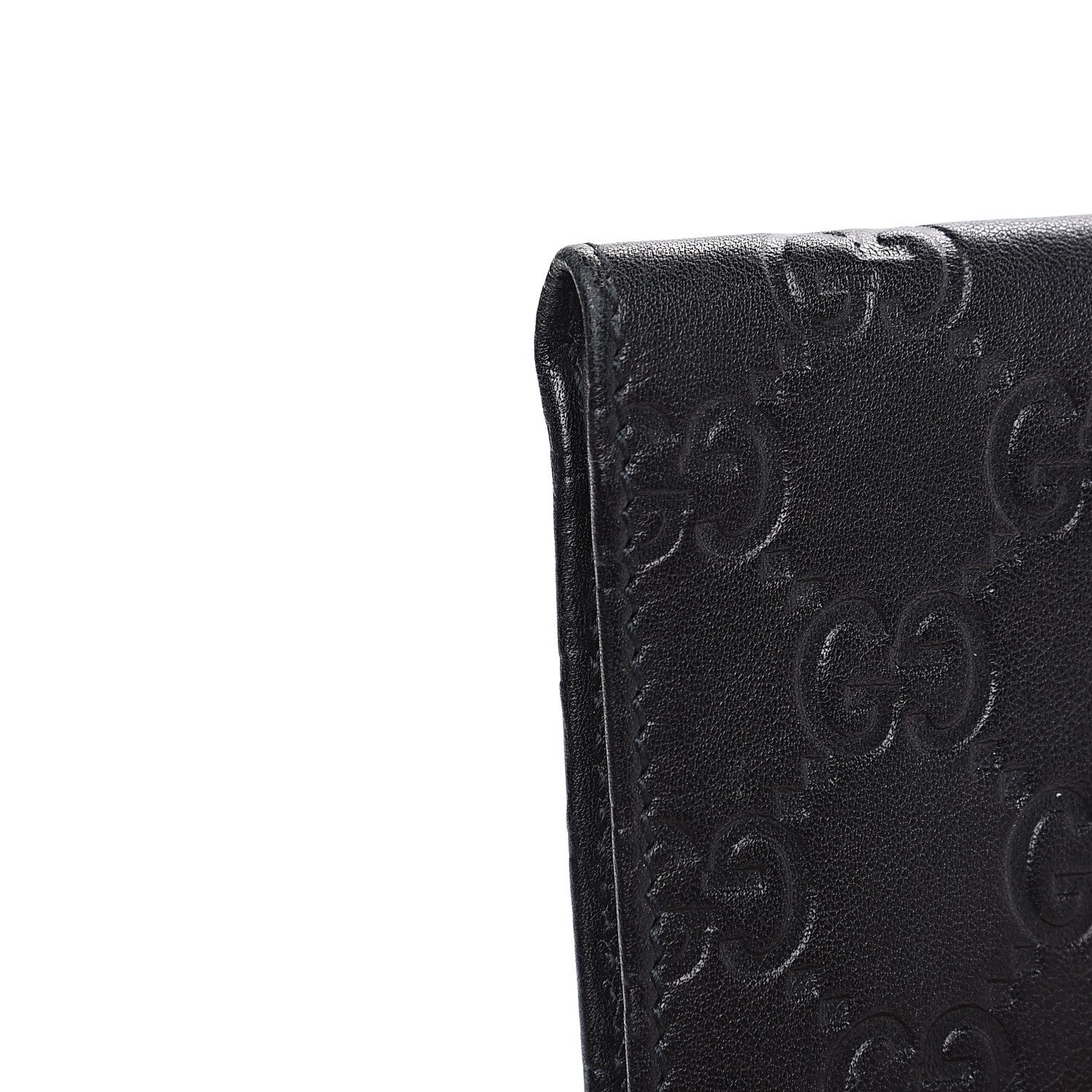 Gucci Guccissima Card Case Black 7 of 9