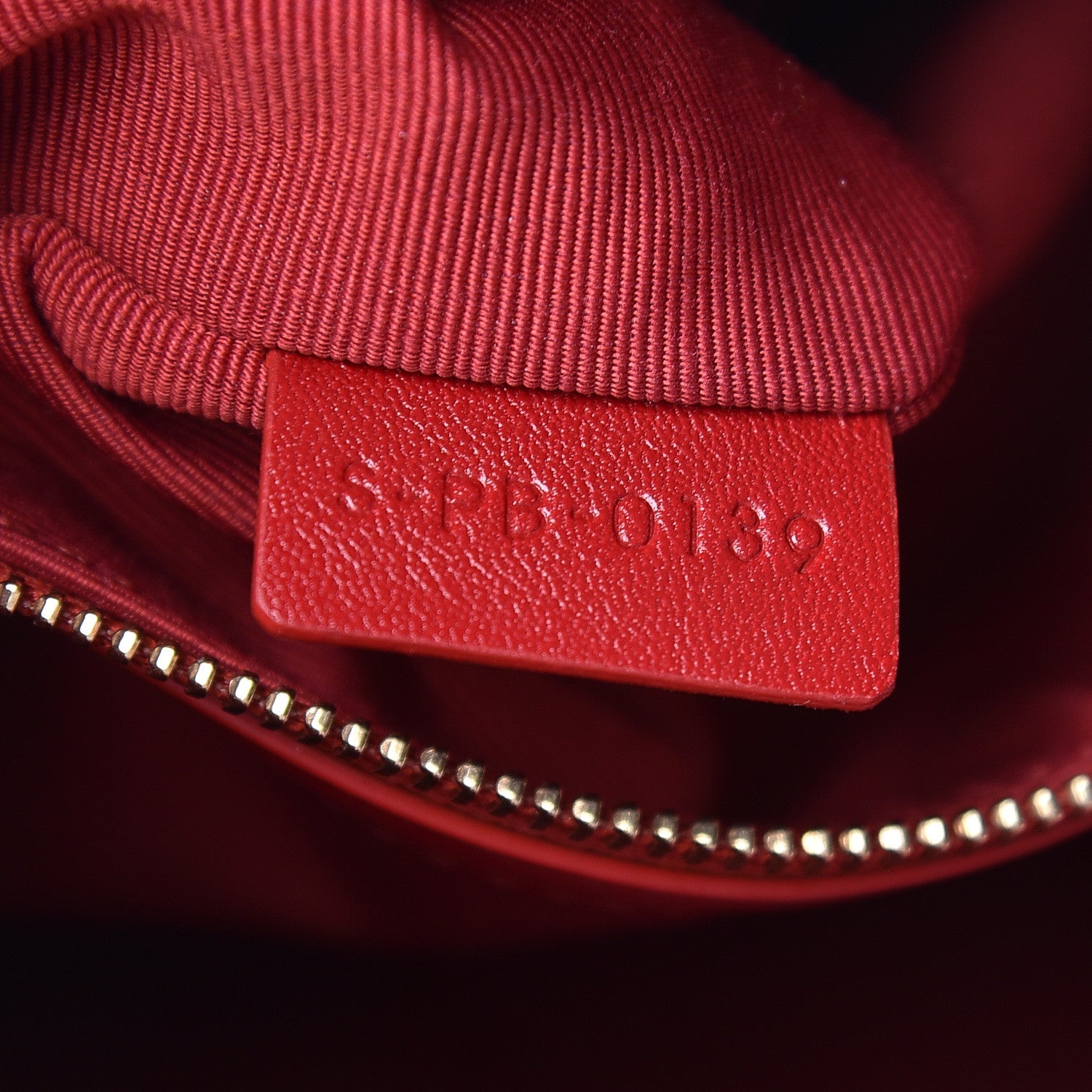 Celine Calfskin Quilted Small C Backpack Red 7 of 14