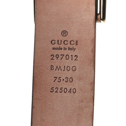 Gucci Microguccissima Calfskin Belt 75 30 Light Brown 5 of 5