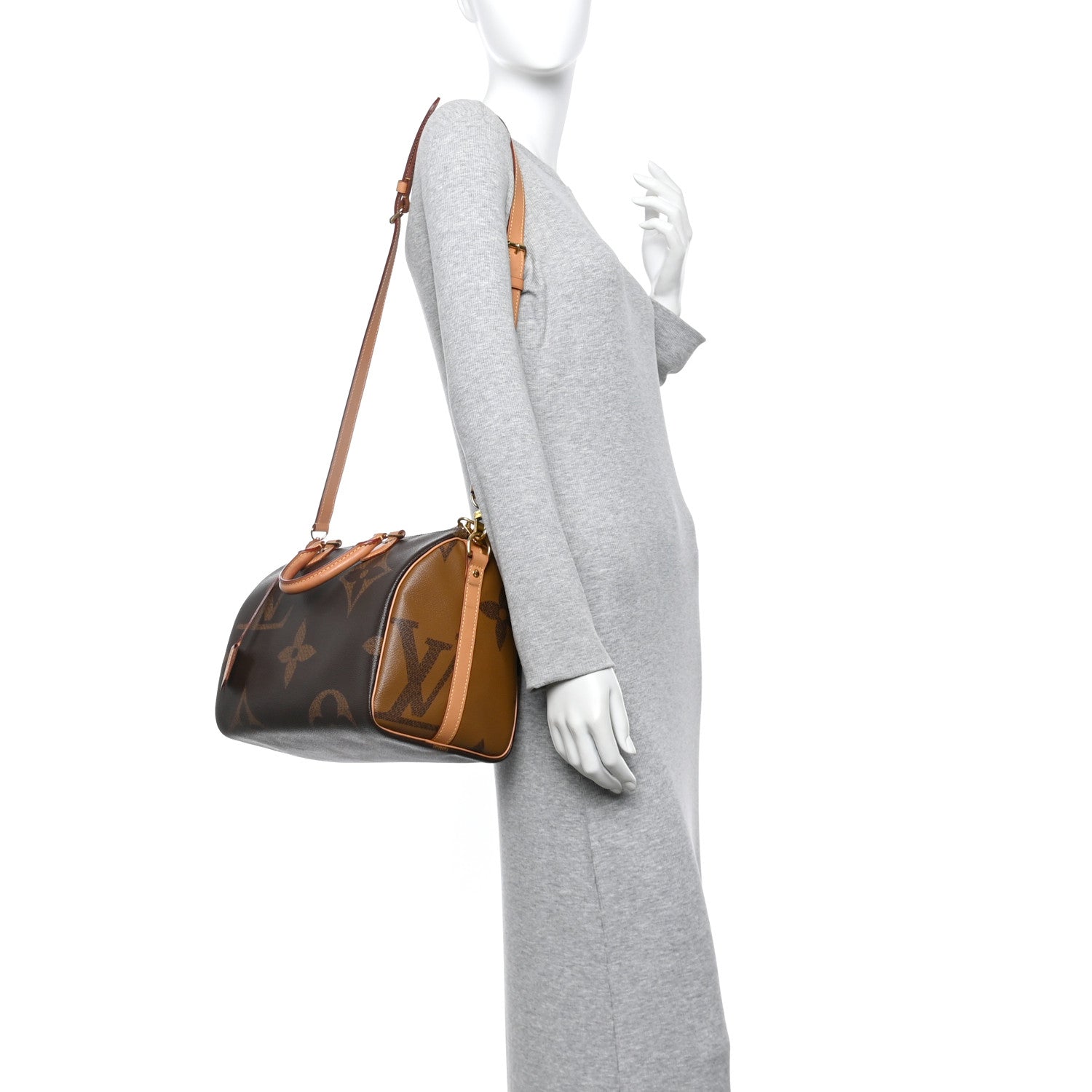 Louis Vuitton Reverse Monogram Giant Speedy Bandouliere 30 2 of 9