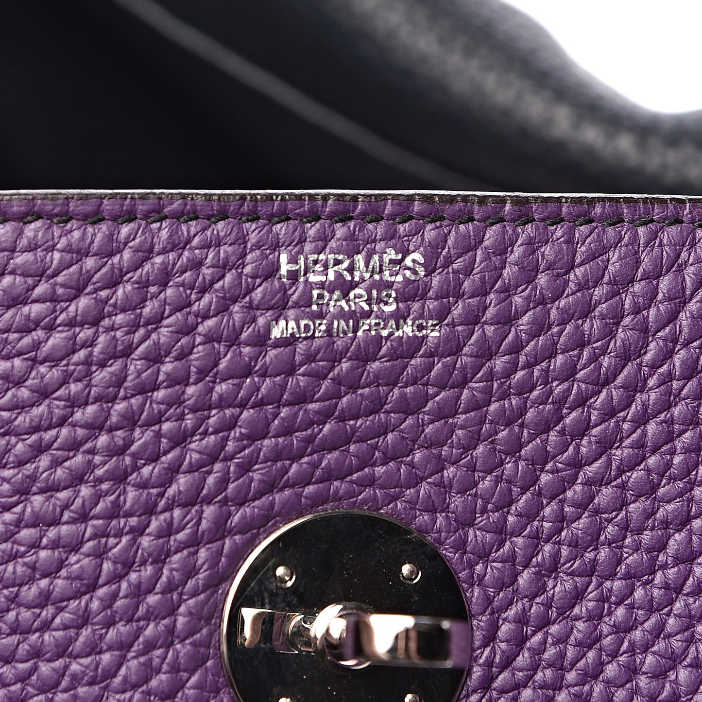 Taurillon Clemence Eclat Lindy 34 Ultraviolet Bleu Obscur