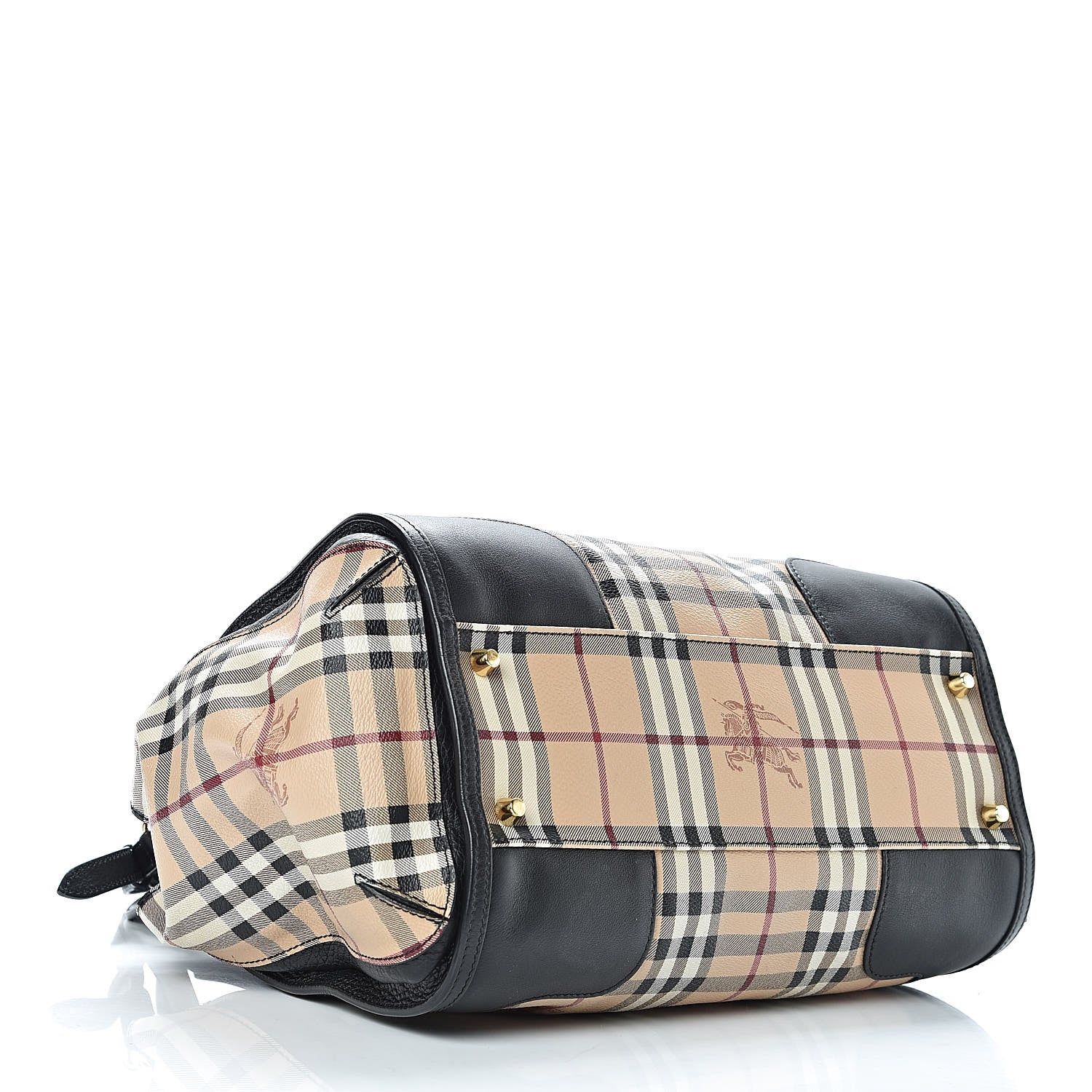 Burberry Haymarket Check Small Gladstone Black 5 of 12