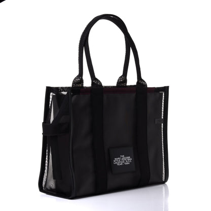 Marc Jacobs Nylon The Mesh Large Tote Bag Black Pink 2 of 4