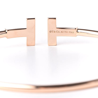 Tiffany 18K Rose Gold T Wire Bracelet 4 of 4
