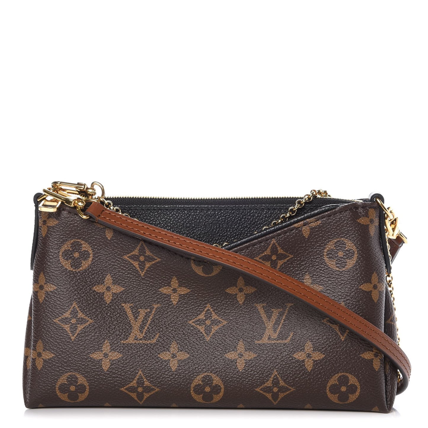 Monogram Pallas Clutch Black