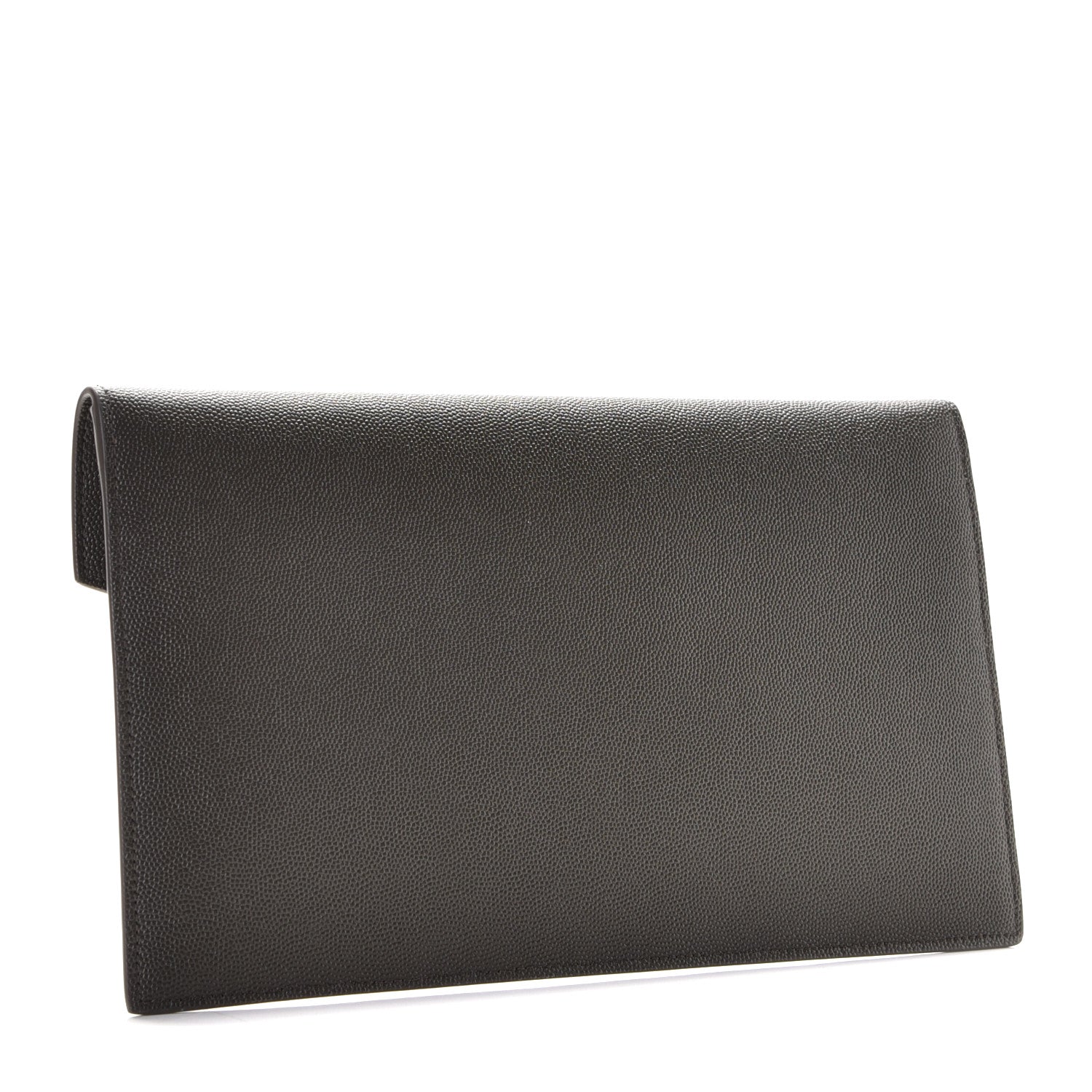 Saint Laurent Grain De Poudre Uptown Pouch Pebble 2 of 7