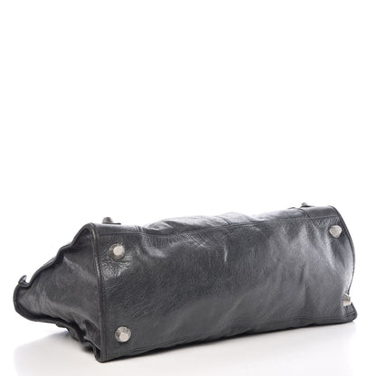 Balenciaga Agneau Giant 21 Silver Hardware Work Anthracite 4 of 9