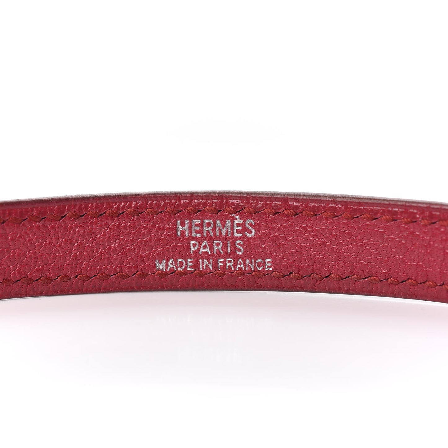 Chevre Kelly Double Tour Bracelet M Rubis