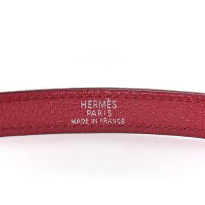 Hermes Chevre Kelly Double Tour Bracelet M Rubis 3 of 5