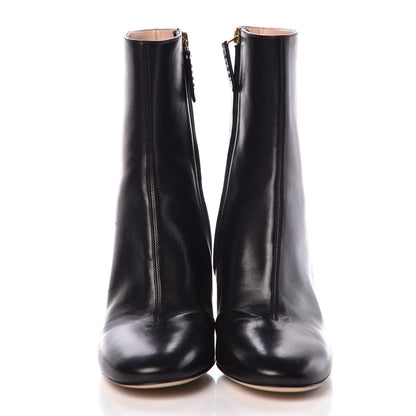 Gucci Nappa Removable Bow Candy Ankle Boots 40 Black 4 of 17