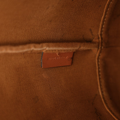 Celine Triomphe Canvas Calfskin Small Bucket Bag Tan 6 of 13