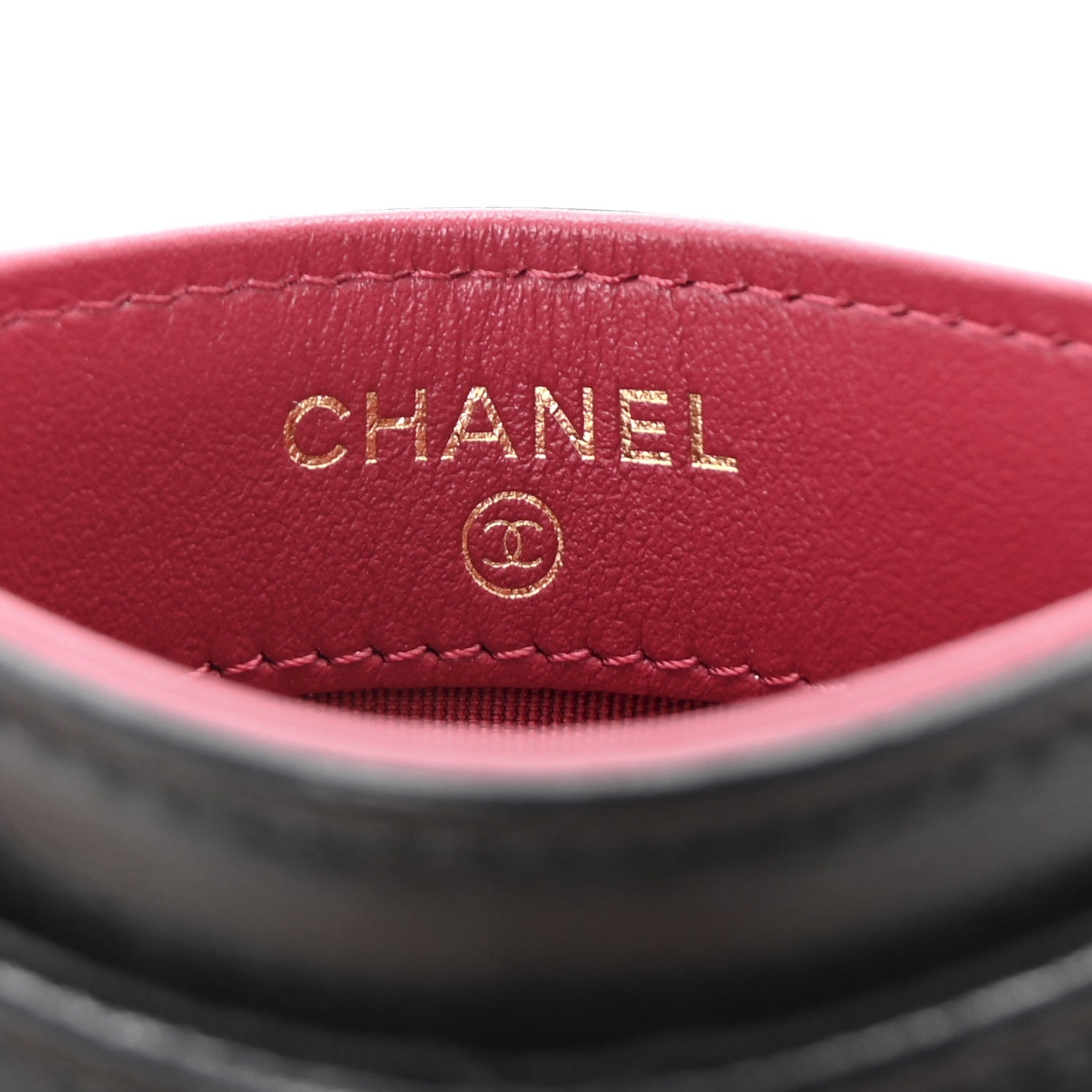 Chanel Shiny Goatskin Quilted Chanel 19 Card Holder Black 12 of 16