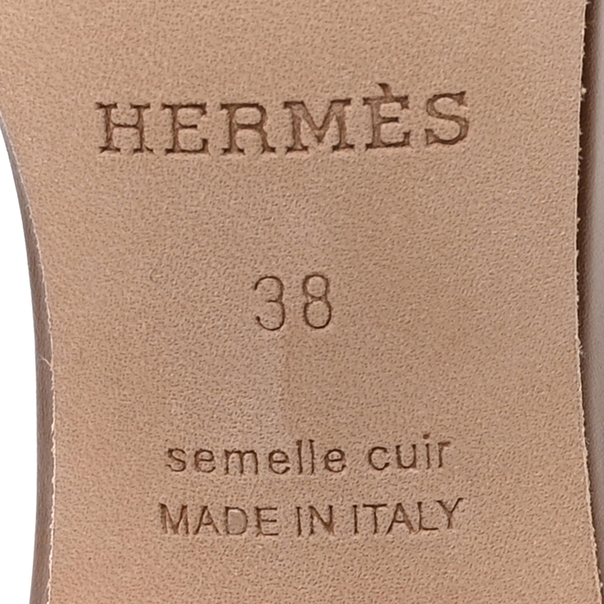 Calfskin Oasis Sandals 38 Gold