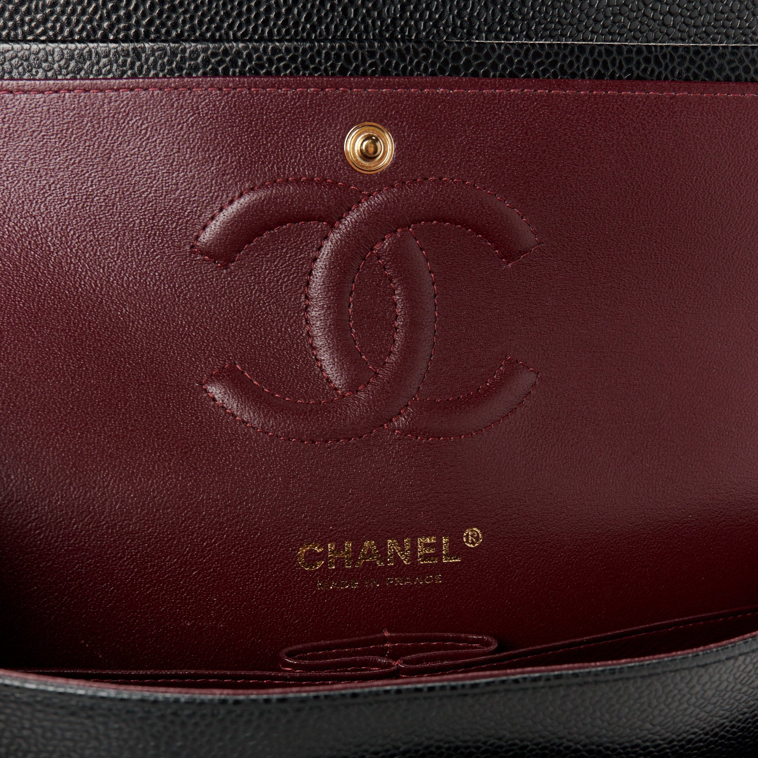 Chanel Caviar Quilted Medium Double Flap Black 6 of 11