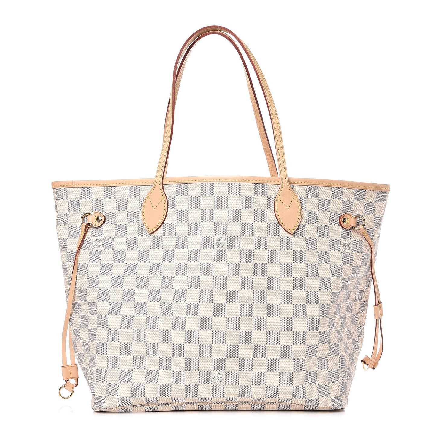 Damier Azur Neo Neverfull MM Rose Ballerine