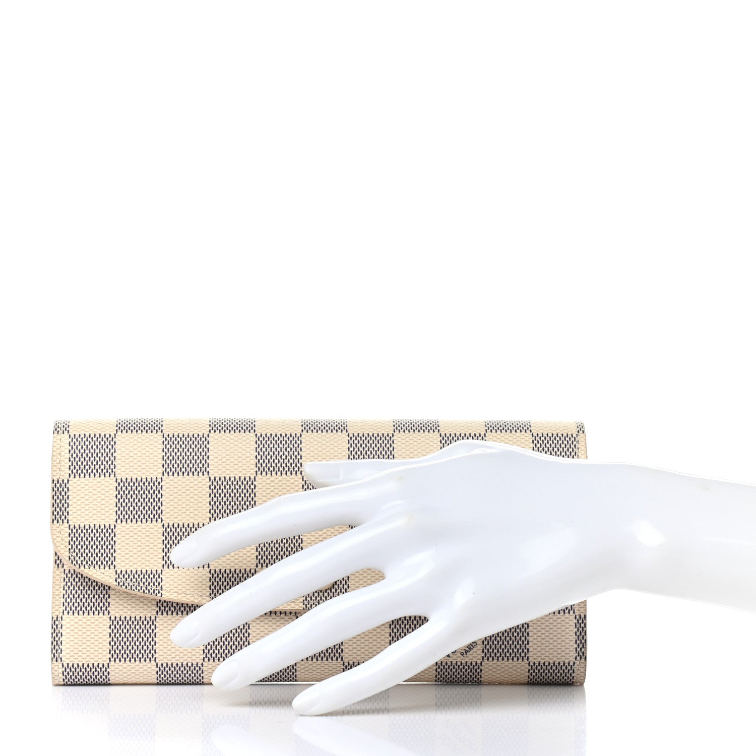 Louis Vuitton Damier Azur Emilie Wallet 2 of 8