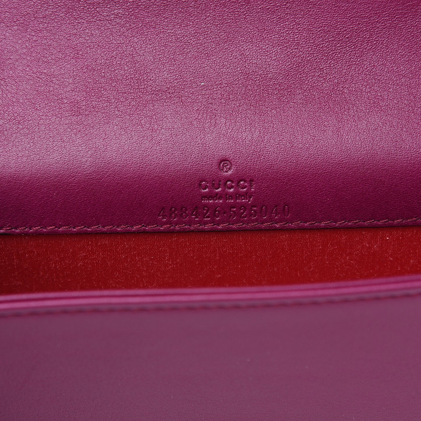 Velvet Matelasse GG Marmont Mini Bag Fuchsia Violet Cyclamen