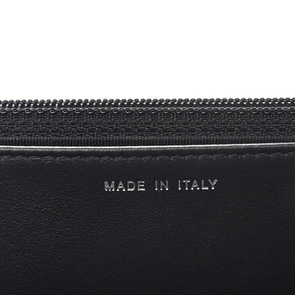 Chanel Crumpled Calfskin Quilted Wallet On Chain WOC So Black 7 of 9