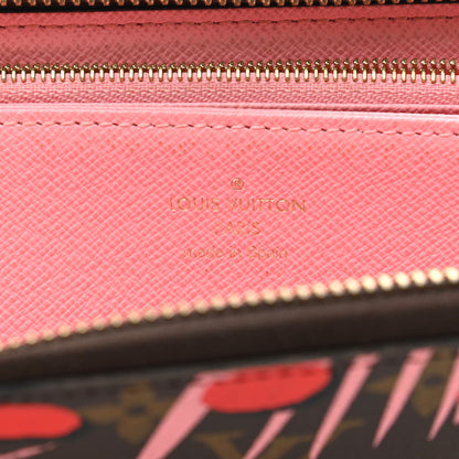Louis Vuitton Monogram Jungle Dots Zippy Wallet Sugar Pink Poppy 6 of 7
