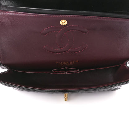 Chanel Lambskin Quilted Medium Double Flap Black 5 of 12