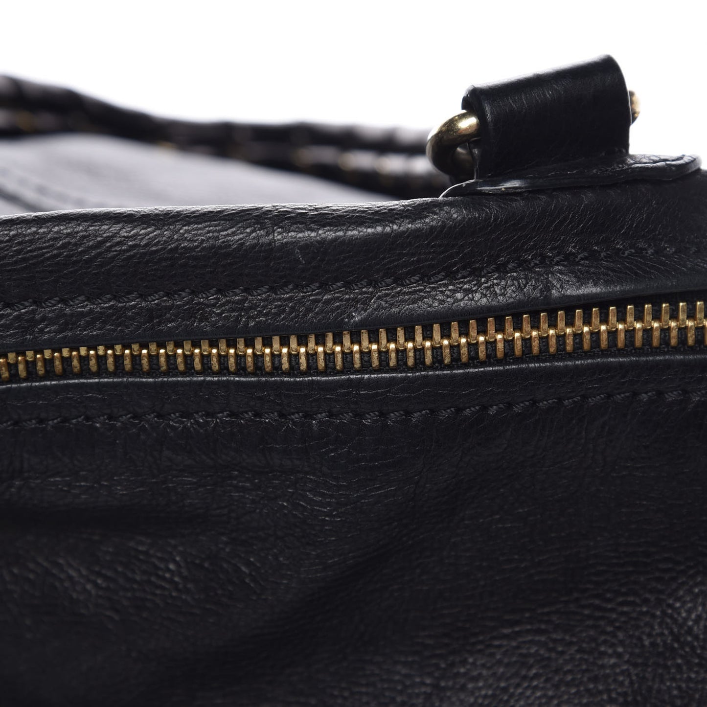 Sugar Goatskin Large Pandora Black