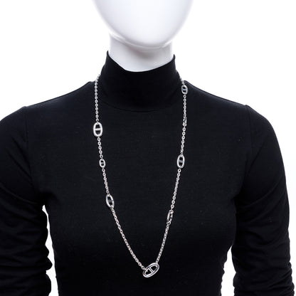 Hermes Sterling Silver Farandole Necklace 80 2 of 6