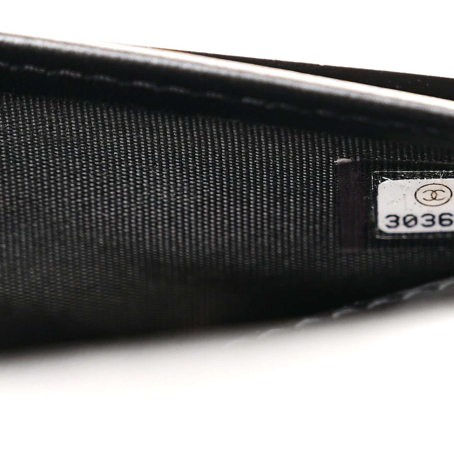 Lambskin Quilted All About Chanel Charm Wristlet Wallet Black