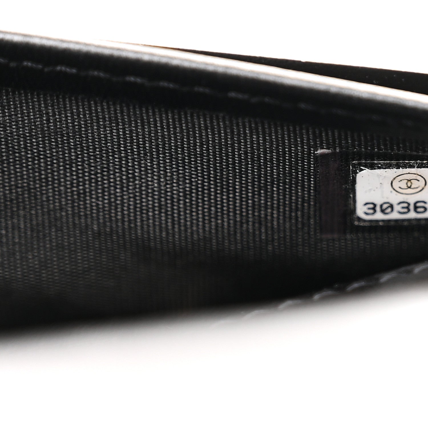 Chanel Lambskin Quilted All About Chanel Charm Wristlet Wallet Black 7 of 13