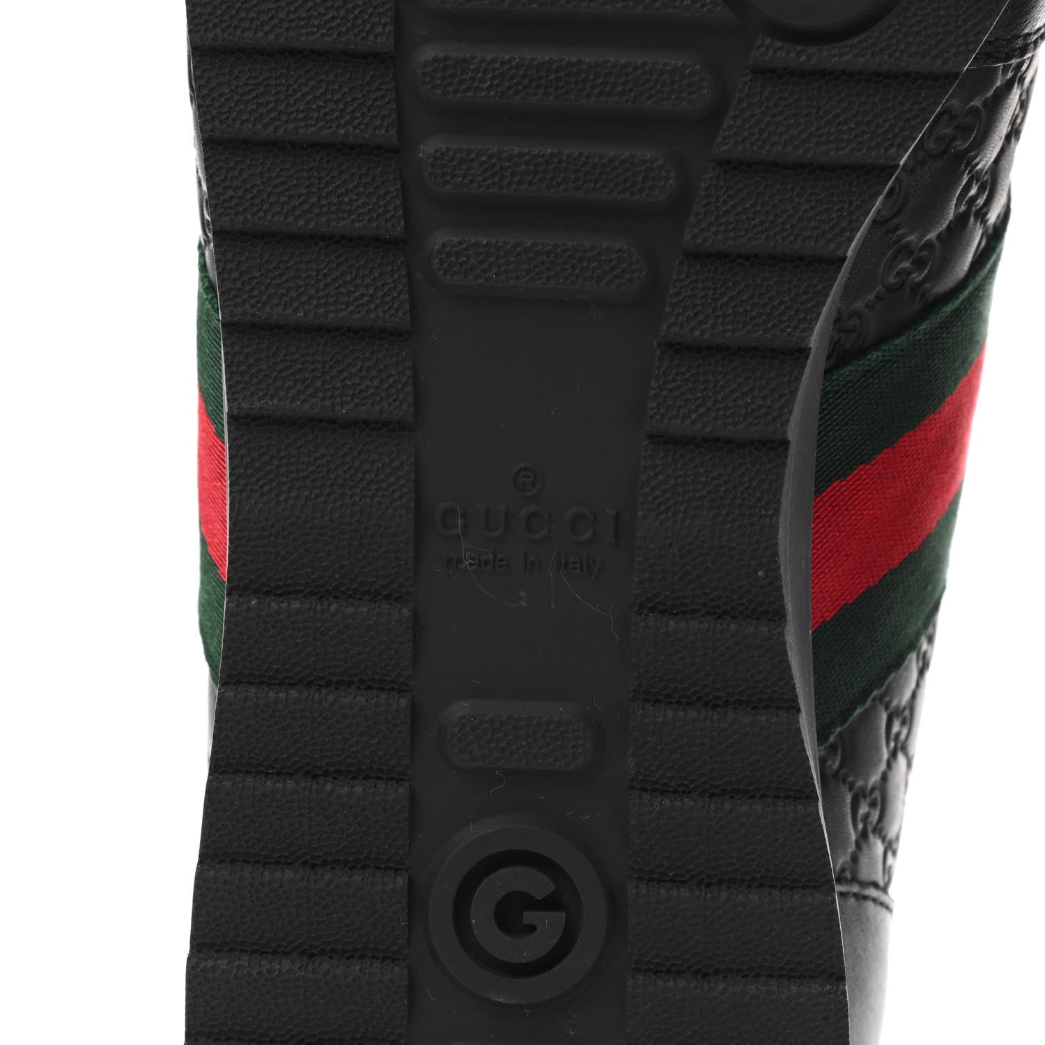 Gucci Microguccissima Web Sneakers 8 Black 6 of 9