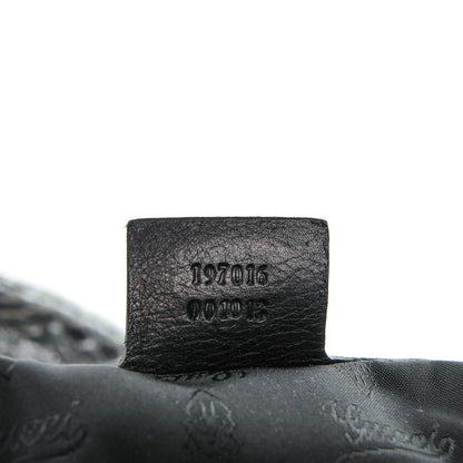 Gucci Python Medium Hysteria Top Handle Bag Black 7 of 7