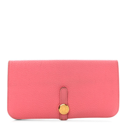 Hermes Togo Dogon Wallet Rose Lipstick 1 of 13